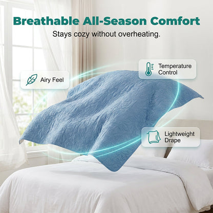 ⏳Begränsad tid 50% rabatt⏰Enfärgad 100% bomull sängkläder 4-delars set🛏️