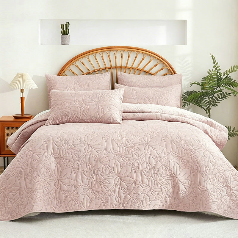 ⏳Begränsad tid 50% rabatt⏰Enfärgad 100% bomull sängkläder 4-delars set🛏️