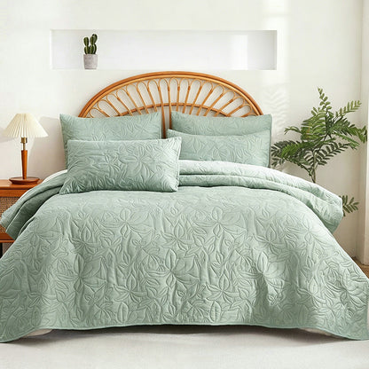 ⏳Begränsad tid 50% rabatt⏰Enfärgad 100% bomull sängkläder 4-delars set🛏️