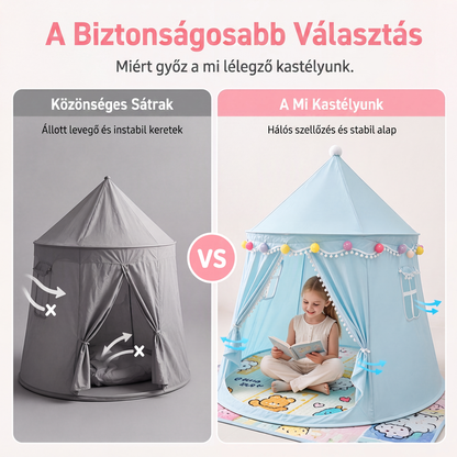 🏰✨ Inomhus Lektält för Barn – Barnens Hemliga Gömställe 🧒👦