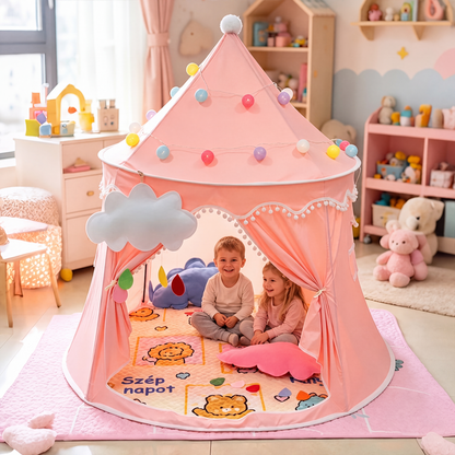 🏰✨ Inomhus Lektält för Barn – Barnens Hemliga Gömställe 🧒👦