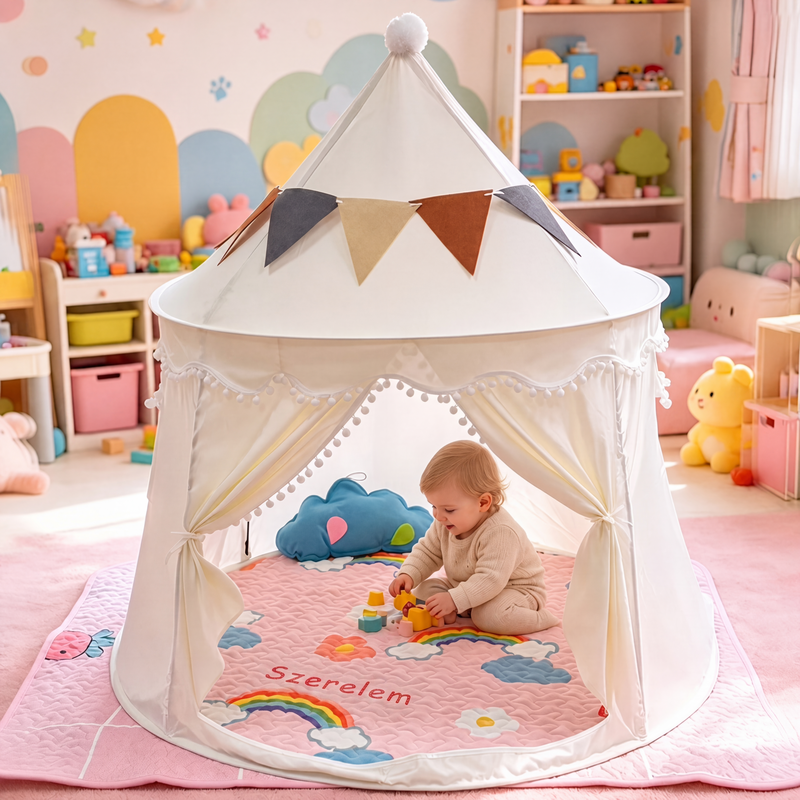 🏰✨ Inomhus Lektält för Barn – Barnens Hemliga Gömställe 🧒👦