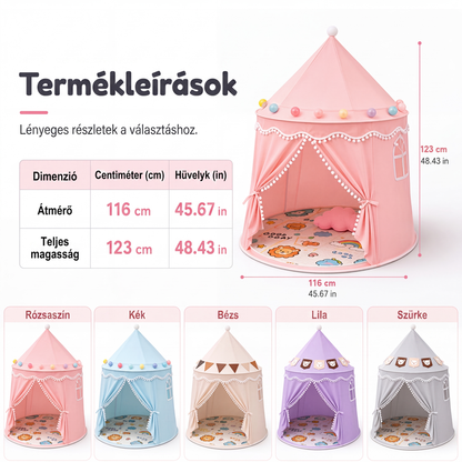 🏰✨ Inomhus Lektält för Barn – Barnens Hemliga Gömställe 🧒👦