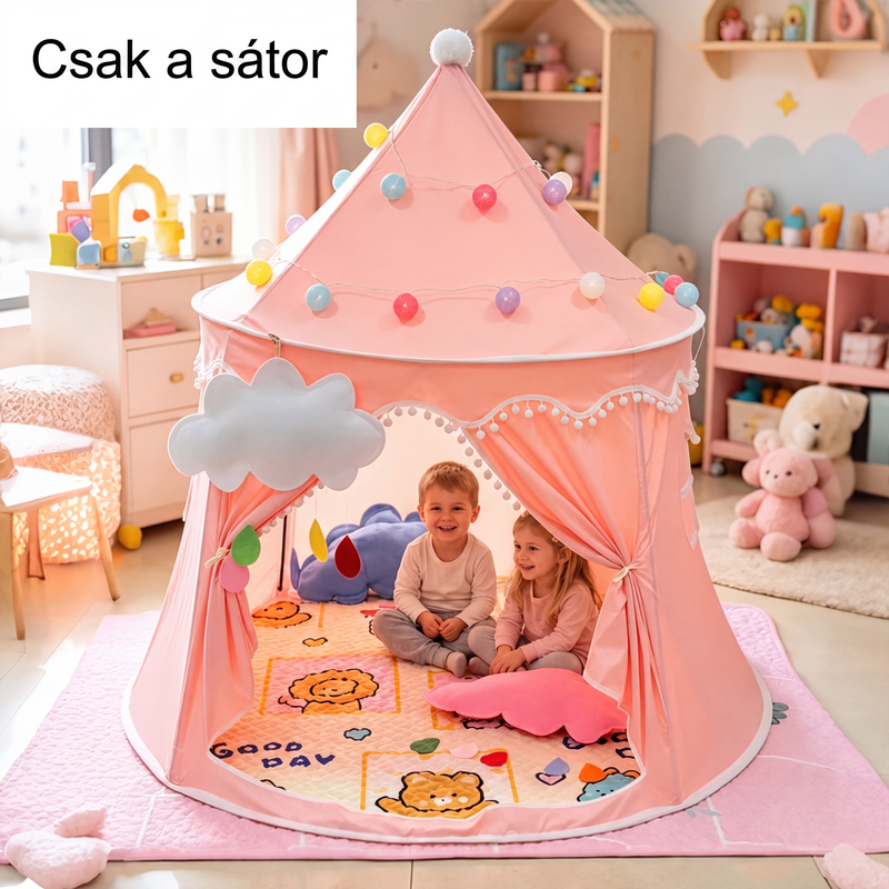 🏰✨ Inomhus Lektält för Barn – Barnens Hemliga Gömställe 🧒👦