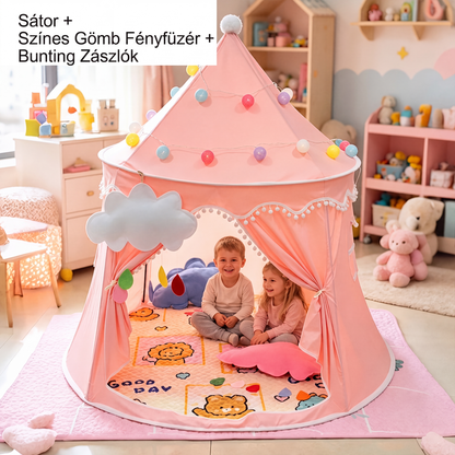 🏰✨ Inomhus Lektält för Barn – Barnens Hemliga Gömställe 🧒👦