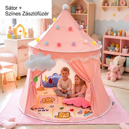 🏰✨ Inomhus Lektält för Barn – Barnens Hemliga Gömställe 🧒👦