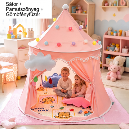 🏰✨ Inomhus Lektält för Barn – Barnens Hemliga Gömställe 🧒👦