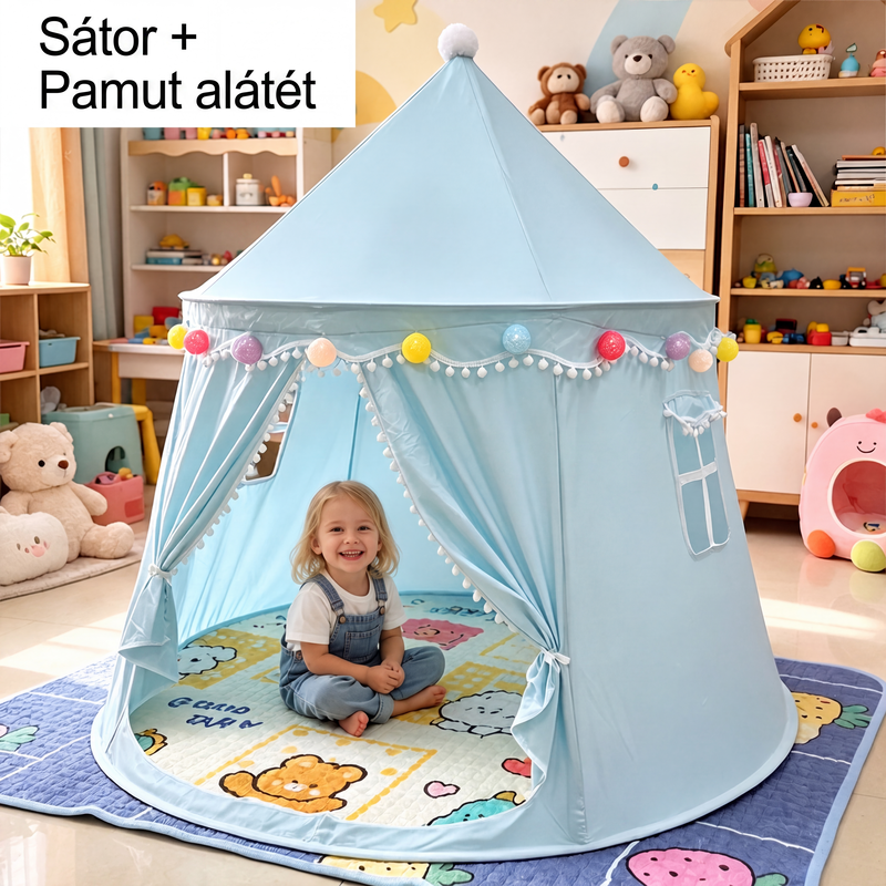 🏰✨ Inomhus Lektält för Barn – Barnens Hemliga Gömställe 🧒👦