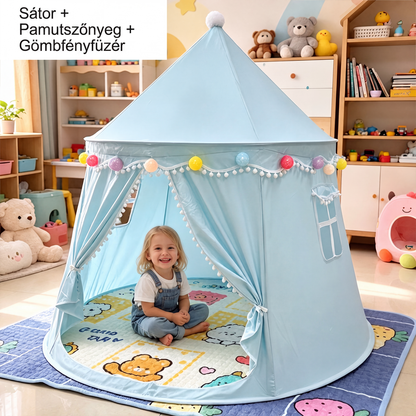 🏰✨ Inomhus Lektält för Barn – Barnens Hemliga Gömställe 🧒👦