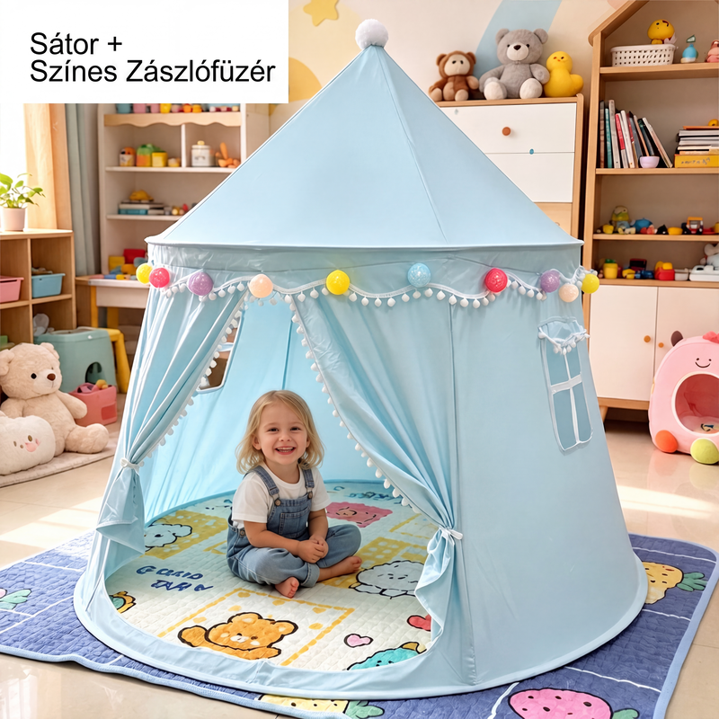 🏰✨ Inomhus Lektält för Barn – Barnens Hemliga Gömställe 🧒👦