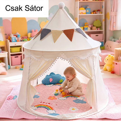 🏰✨ Inomhus Lektält för Barn – Barnens Hemliga Gömställe 🧒👦