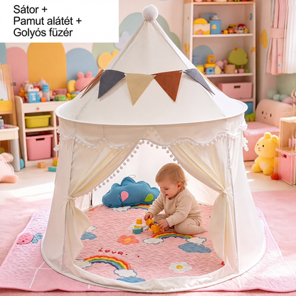 🏰✨ Inomhus Lektält för Barn – Barnens Hemliga Gömställe 🧒👦