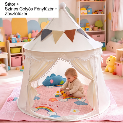 🏰✨ Inomhus Lektält för Barn – Barnens Hemliga Gömställe 🧒👦