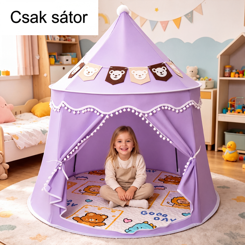 🏰✨ Inomhus Lektält för Barn – Barnens Hemliga Gömställe 🧒👦