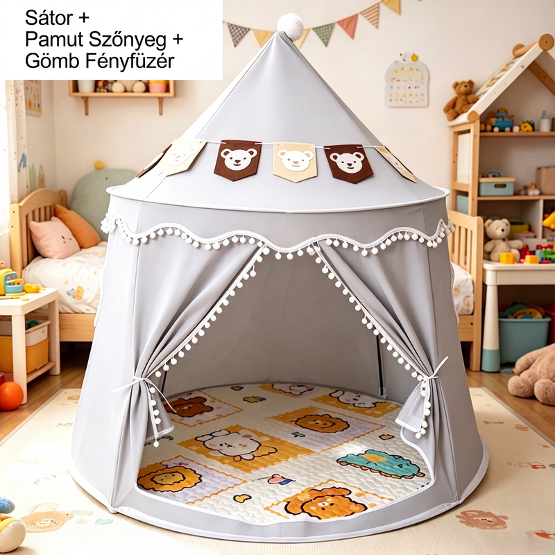 🏰✨ Inomhus Lektält för Barn – Barnens Hemliga Gömställe 🧒👦