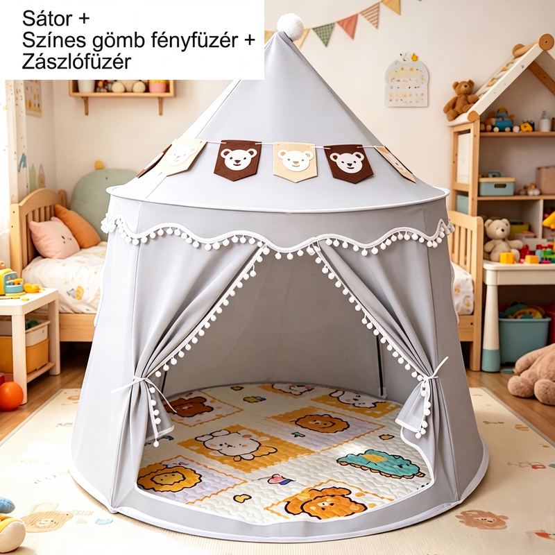 🏰✨ Inomhus Lektält för Barn – Barnens Hemliga Gömställe 🧒👦