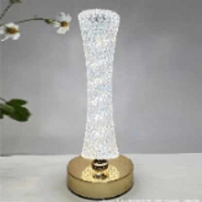 ✨50% RABATT⏰ 3‑färgad LED‑kristallatmosfärlampa, tre lägen för mysig belysning – perfekt för sovrum, vardagsrum och fest