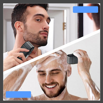 💈 50% RABATT NU! 🪒 Precision Folierakkapparat – Dubbelt Foliesystem, Våt/Torr Användning & Flytande Huvuden – Slät, Nära Rakning Varje Gång ⚡