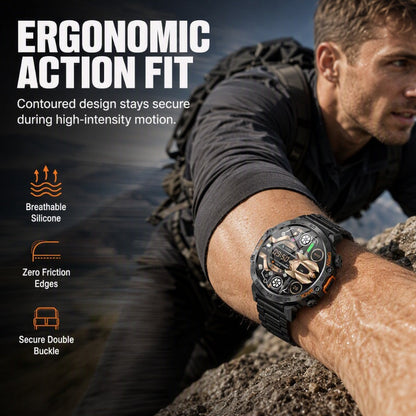 ⌚ 50 % RABATT NU! 🔦 Multifunctional outdoor smartwatch – robust, LED-ficklampa & HD-samtal – perfekt för äventyr och träning 🏔️