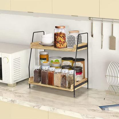 2-Tier Countertop Organizer Shelf