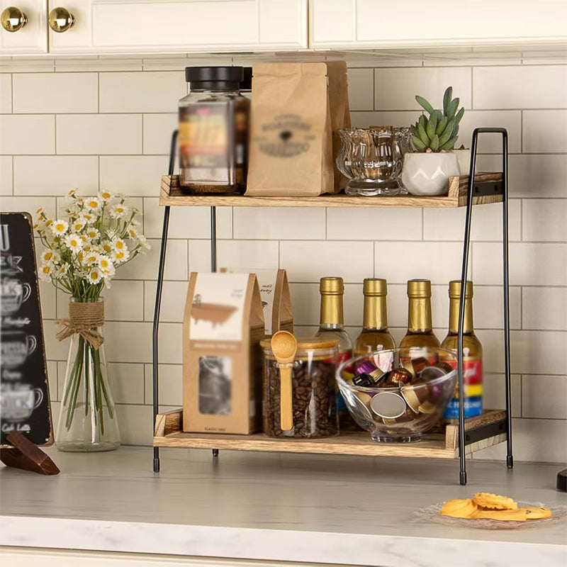 2-Tier Countertop Organizer Shelf