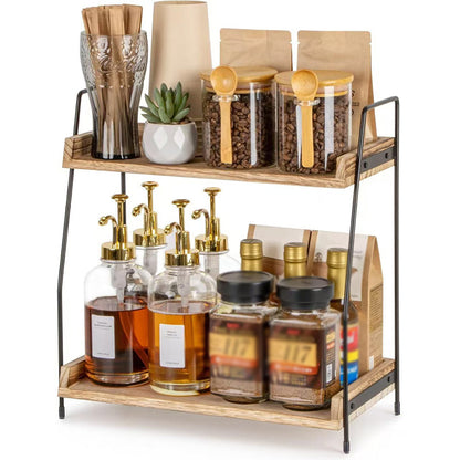 2-Tier Countertop Organizer Shelf