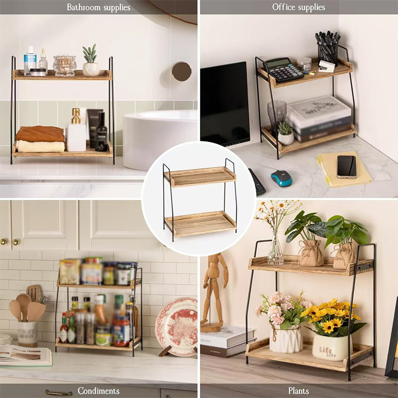 2-Tier Countertop Organizer Shelf