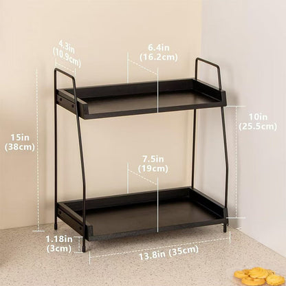 2-Tier Countertop Organizer Shelf