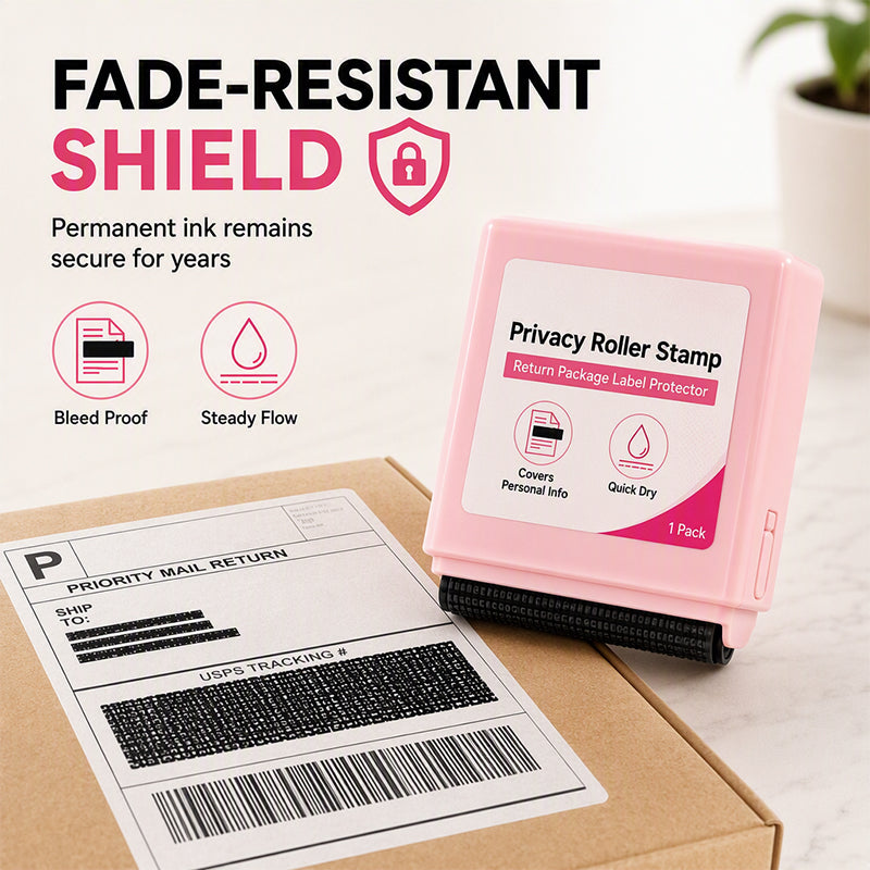 🔥 50% RABATT! 🔒 Sekretessrullstämpel – Dölj enkelt personuppgifter på paket, brev & fakturor 📦