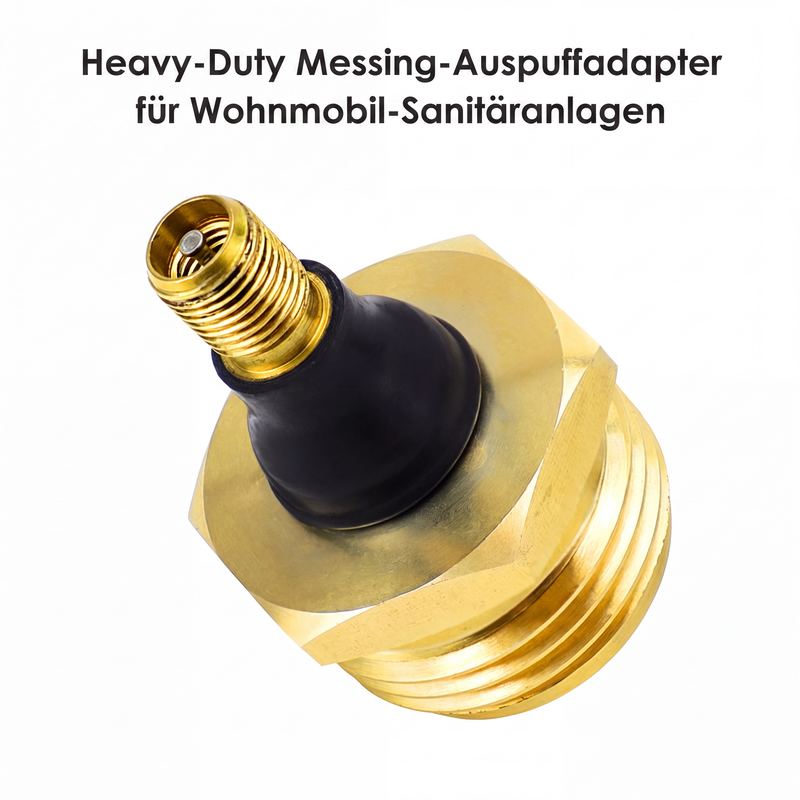 📢📢50% RABATT !!⏰⚙️Högpresterande Utblåsningsadapter i Mässing för Husbilsrörledningar