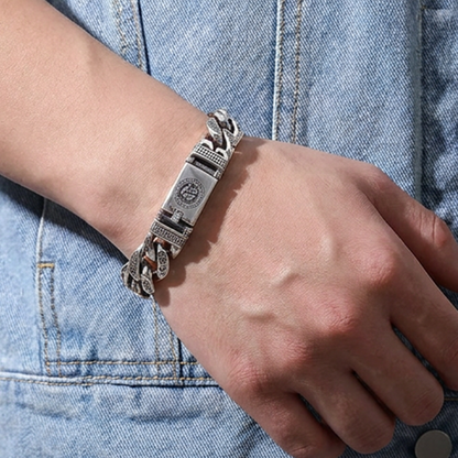 📿 Spara 50 %! ✨ Retro Mantra-armband för män – Design med sex stavelser, snyggt och meningsfullt ✨