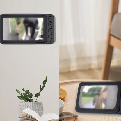 📢📢40% RABATT !!⏰Video-Dörrklocka med Monitor & Kamera (Trådlös)