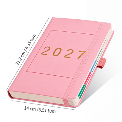 365-dagars planeringsjournal för 2027