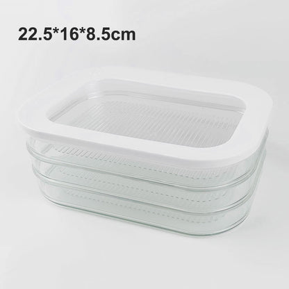 🍱 50% RABATT – TIDSBEGRÄNSAT! 👀 Klar Kyldosa med Lock – transparent sikt, stapelbar design & 3 storleksalternativ – organisera ditt kylskåp enkelt ✨🧊