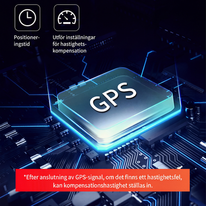 Solcellsdriven GPS-head-up-display för bilar