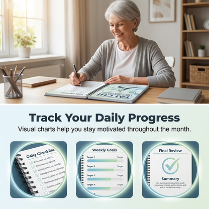 📘 50% RABATT NU! 🧘 Tai Chi Practice Book for Seniors & Beginners – 28-dagars program, 10-minuters dagliga övningar & nybörjarvänliga rörelser – perfekt för styrka, balans och avslappning 🌿✨