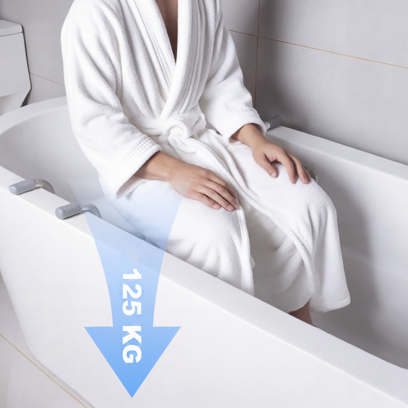 🛁Tidsbegränsad 50% rabatt!🚿 Halkfri badkarsbräda med stabil fäste och stor yta för förvaring🚫💦