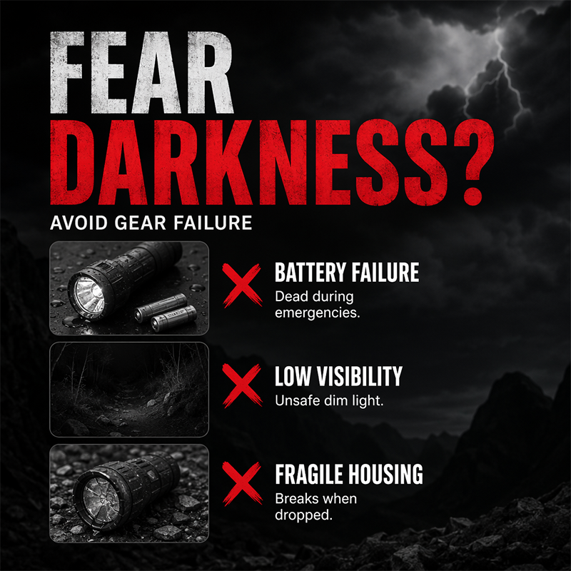 🔦 50 % RABATT NU! 💡 Multifunktionell bärbar strålkastare – kraftfull LED, tålig ABS & perfekt för alla äventyr ✨