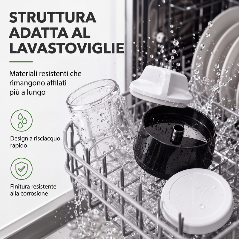 Handhållen grönsaksspiralisator och skärare