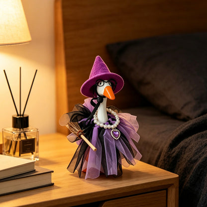 ⏳🔥LIMITED-TIME 50% OFF! ⏰🧙 Halloween Goose Costume – Witch design, festive & easy fit 🎃✨