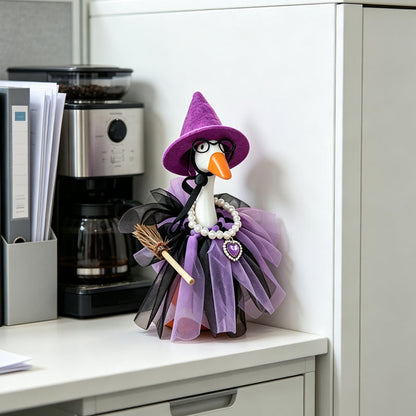 ⏳🔥LIMITED-TIME 50% OFF! ⏰🧙 Halloween Goose Costume – Witch design, festive & easy fit 🎃✨