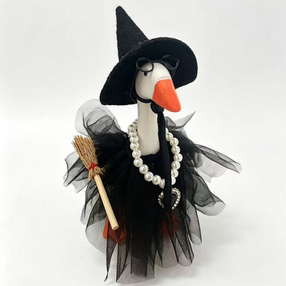 ⏳🔥LIMITED-TIME 50% OFF! ⏰🧙 Halloween Goose Costume – Witch design, festive & easy fit 🎃✨