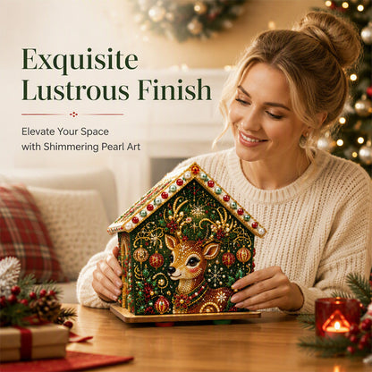 🎅Tidig julklapp – 50 % rabatt🎄3D DIY Pärlkonst Jul Målningskit