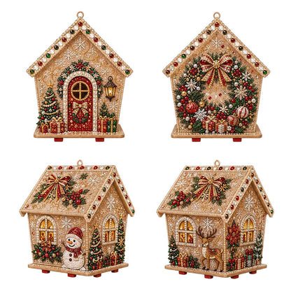 🎅Tidig julklapp – 50 % rabatt🎄3D DIY Pärlkonst Jul Målningskit