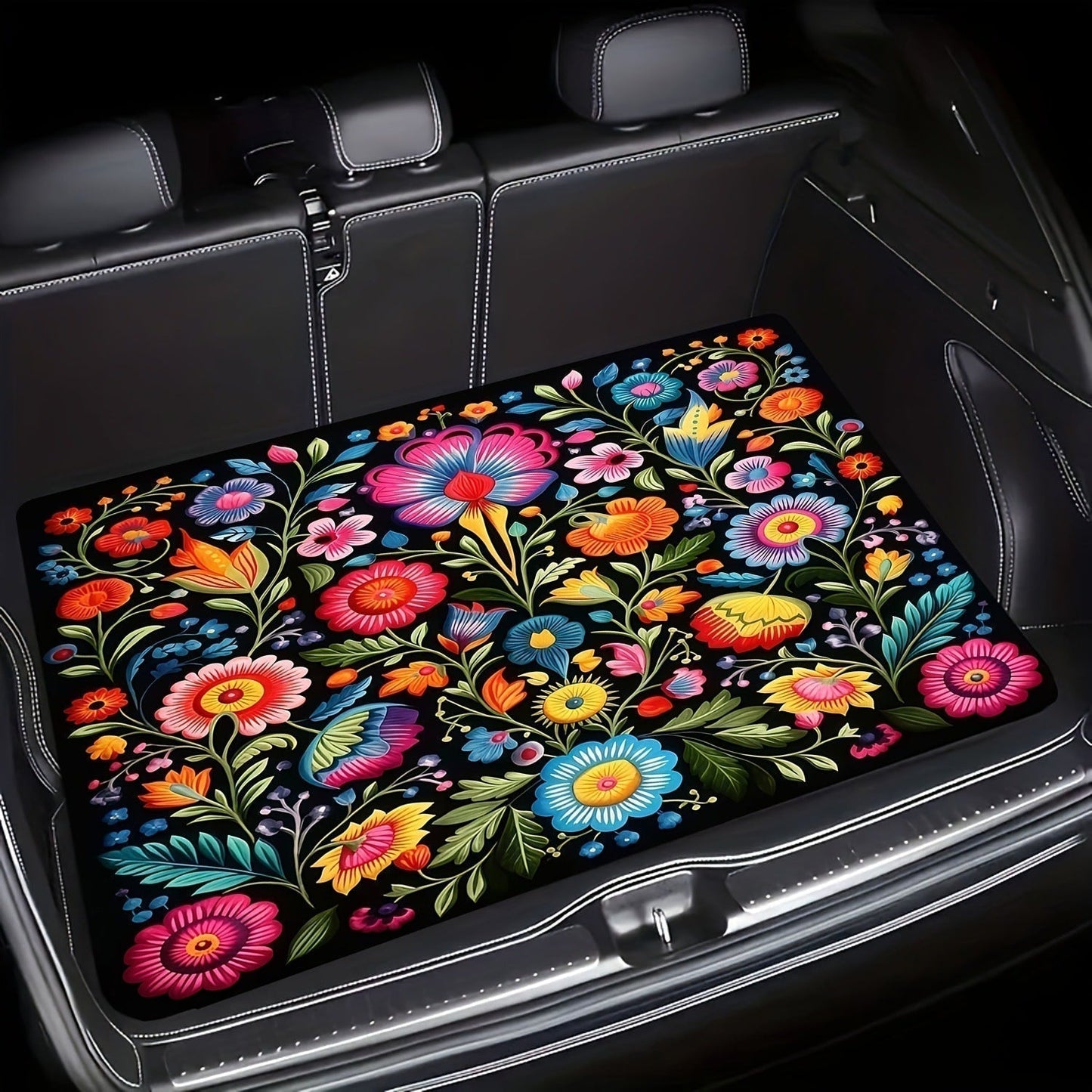 🚗 50 % RABATT NU! 🧶 Universell bagagematta med halkskydd – sammetslen yta, förstärkta kanter & halkfri – perfekt för bilens bagageutrymme ✨