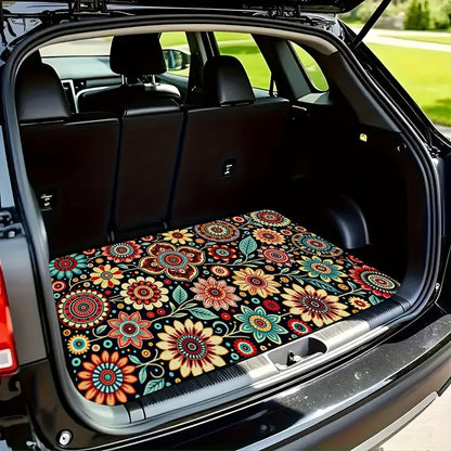 🚗 50 % RABATT NU! 🧶 Universell bagagematta med halkskydd – sammetslen yta, förstärkta kanter & halkfri – perfekt för bilens bagageutrymme ✨