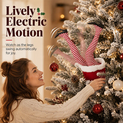 Creative Christmas Tree Elf Legs Hanging Ornament