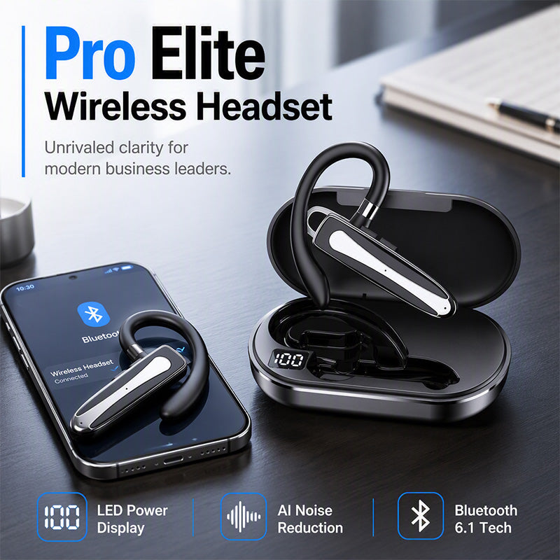 ⏳🔥TIDSBEGRÄNSAT 50% REA! ⏰🎧Vattentätt Bluetooth-headset för dagligt bruk🔊📶