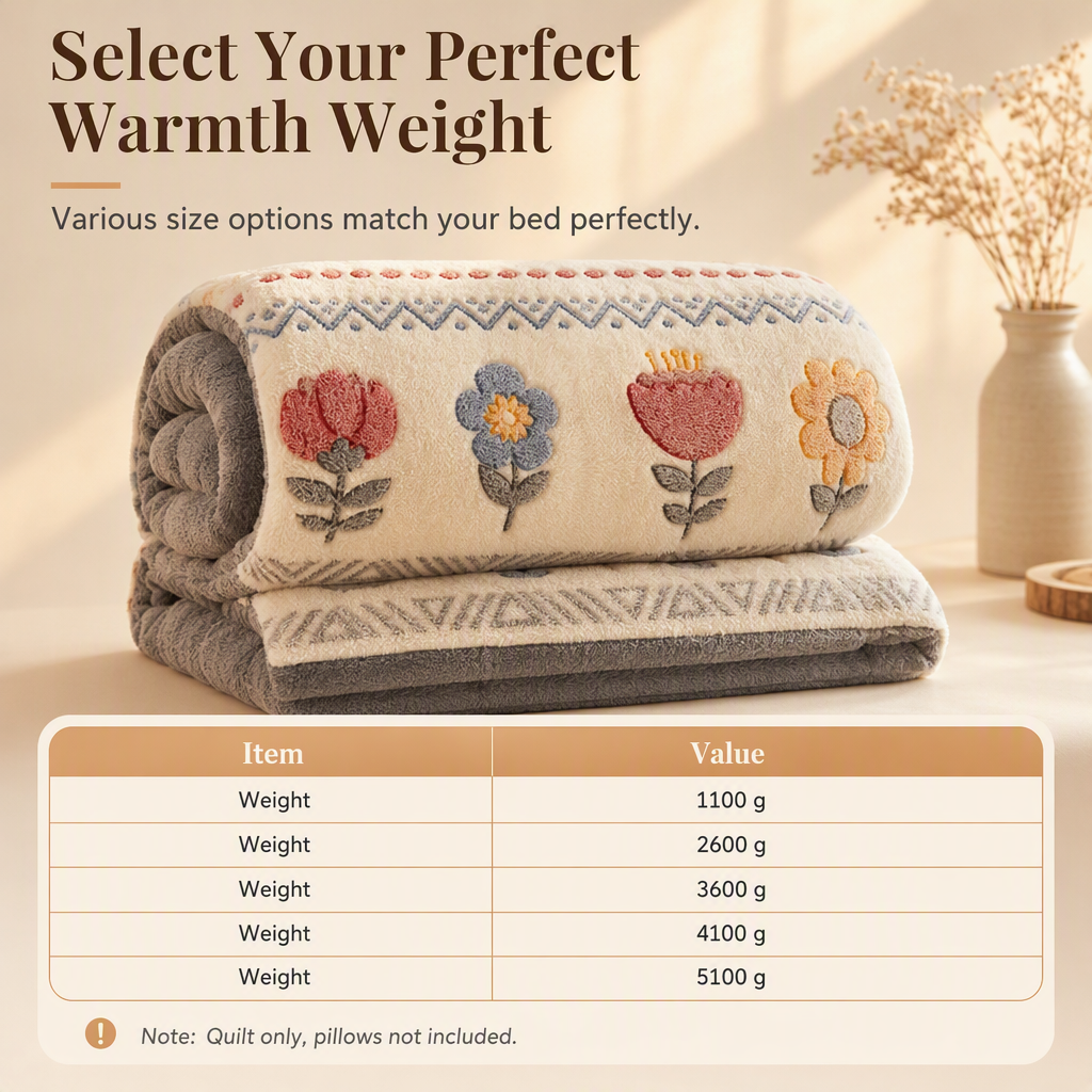🛏️ 50 % RABATT NU! ❄️ Förtjockat dubbelsidigt vintertäcke i lammfleece & mjölksammet – varmt för höst och vinter – perfekt för kalla nätter ✨