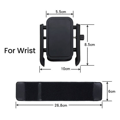 📱 BLIXTREA: 50% RABATT! 360° Roterbar Telefonhållare – 2-i-1 Handleds- & Armband för Handsfree Löpning och Leverans 💪✨